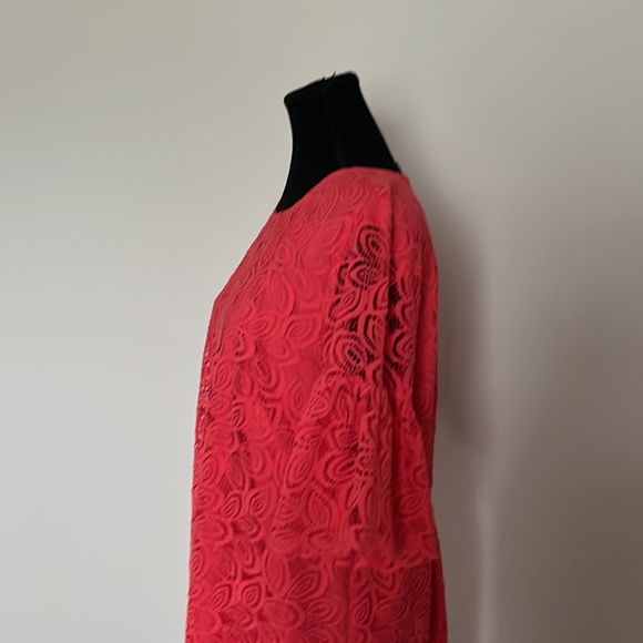 Ann Taylor Coral Dress. Size 12 - Picture 5 of 11
